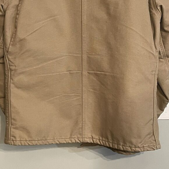 Vintage Carhartt Coat USA Mens Blanket Lined Brown Chore Jacket USA Made Mens XL - Picture 6 of 14